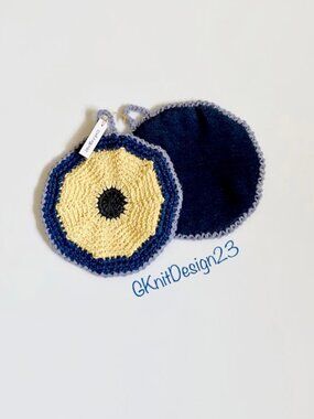 Crochet Pot Holders, Crochet Farmhouse Decor, Handmade Potholders